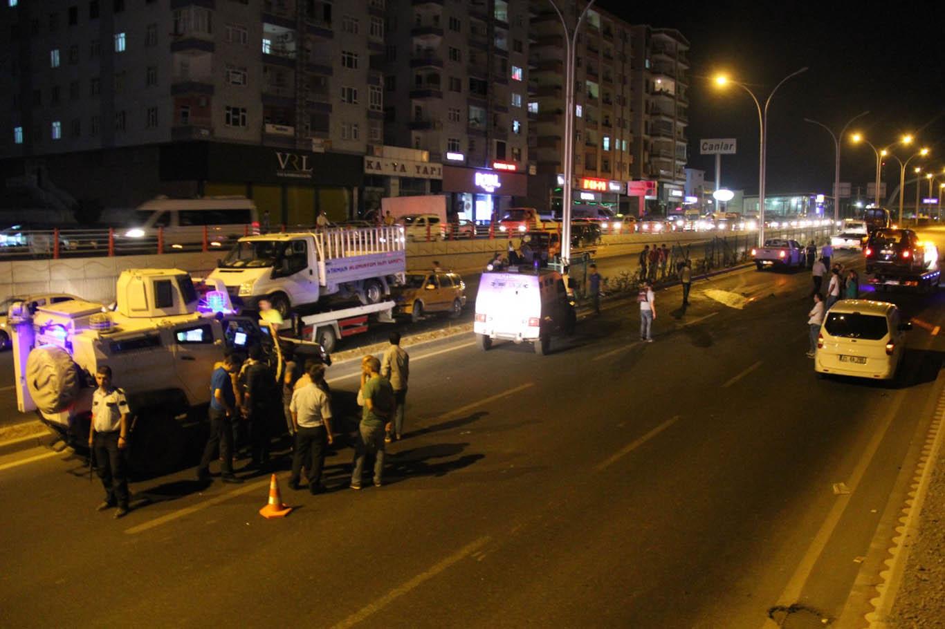 Diyarbakır’da zincirleme trafik kazası: 4 yaralı